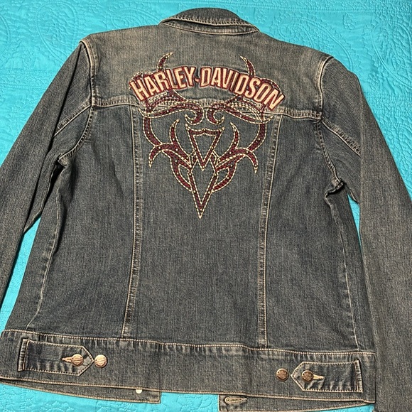 Harley-Davidson Jean jacket. - Picture 1 of 9